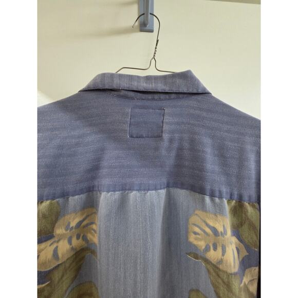 Joe Marlin Aloha; Hawaiian; Tropical Shirt; SS; Blue; Floral Pattern; Sz XL - Picture 6 of 8